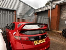 Honda Civic Type R Fn2 2007-2011 milano red and black Mugen spoiler 