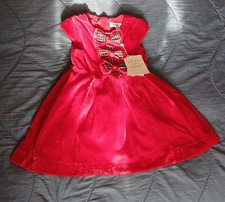 Rachel Riley Red Velvet Dress