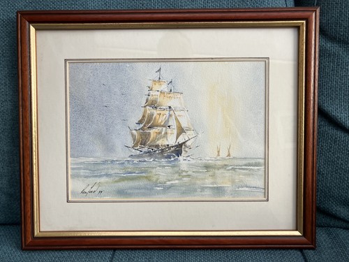 Original signed watercolour - signed,