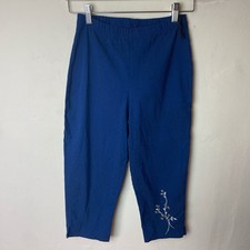 Vintage New Look Women’s Capri Pants Pedal Pushers Embroidered Y2K Size 10