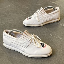 Vintage 1987 Adidas Martial Arts Shoes UK8 OG Made In Korea Karate White Rare OG