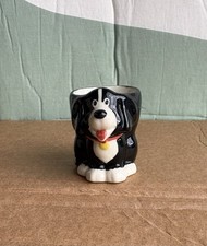 Rare Black/White Dog Egg Cup CC HP
