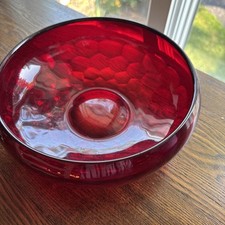 Vintage Clear Ruby Red