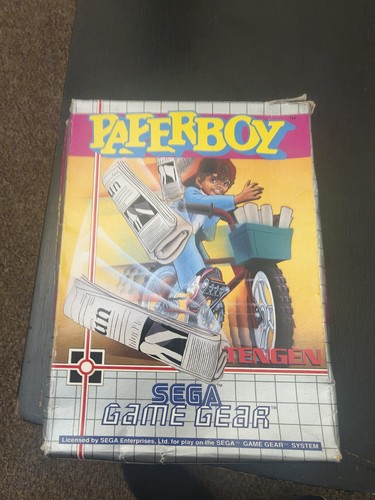 Sega game gear paperboy - game,