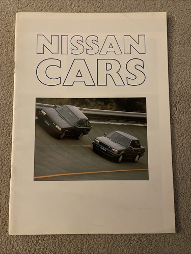 Nissan cars brochure 1987 - brochure,