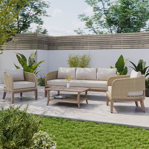 Seater beige rattan - beige,