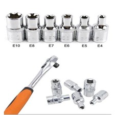 6pcs 1/4 Inch For Torx Star