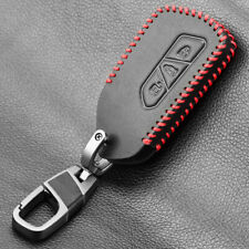 Leather Car Key Cover For Volkswagen VW ID.3 ID.4 ID 3 ID 4 Electric Vehicle