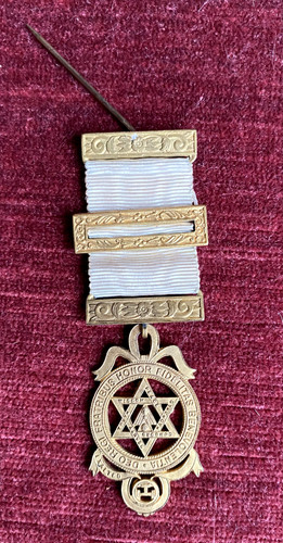Antique masonic medal jewel - antique,