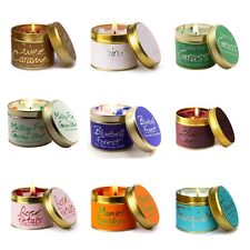 Lily Flame Candles, Lidded Tin Scented Candles in a variety of Fragrances