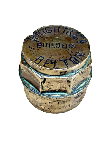 Ww1 brass wheel nut wright - nut, &