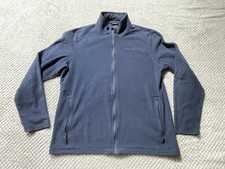 Musto Fleece Jacket Size Large Full Zip Blue Baselayer Hiking Walking