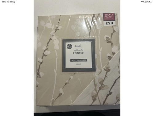 Dunelm belle beige printed - beige,