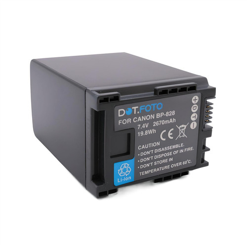 828 battery for - bp-828, canon