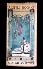 A Little Book of Sundial Mottoes (1919) Jessie M King Cover, Alfred Rawlings