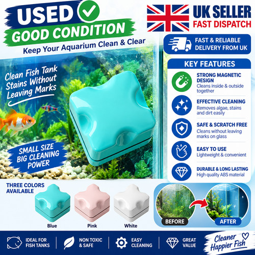 Magnetic cleaner glass fish - magnetic,