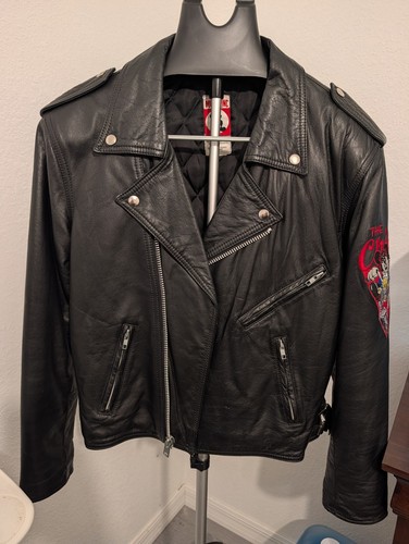 Mickey mouse leather jacket - mickey,