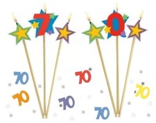 Age 70 Table Confetti