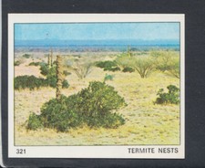 Top Sellers Card - Animals of The World - Card No 321 - Termite Nests  (1)