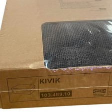 IKEA Kivik Cover Only Footstool With Storage Ottoman Hillared anthracite New