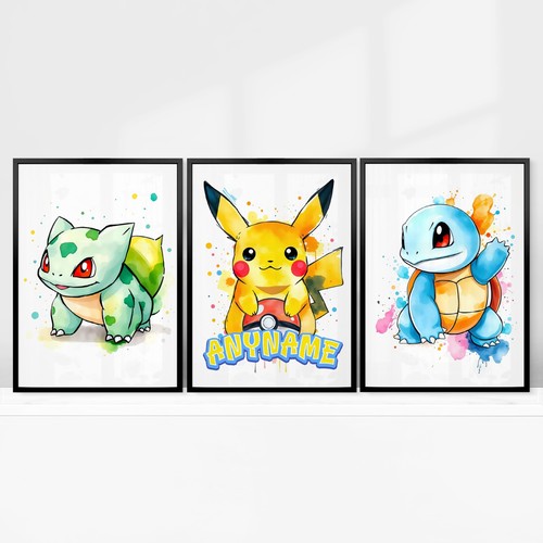 Pokemon bedroom wall - pokemon,