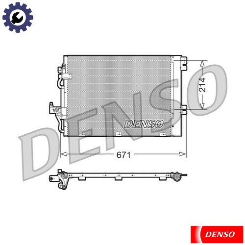 Condenser air conditioning - condenser,