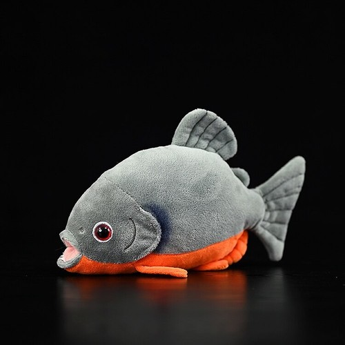 22cm realistic piranha - 22cm, plush