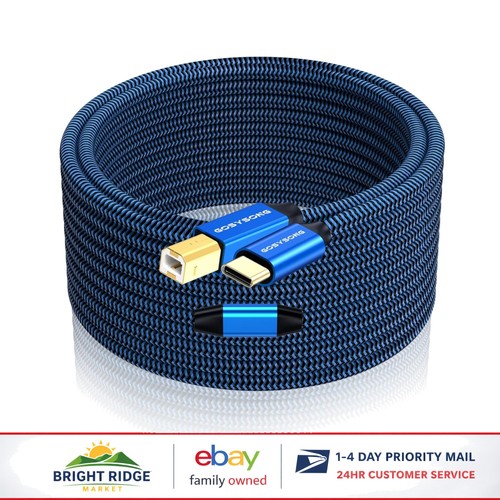 Tangle free 50ft usb printer - tangle-free,