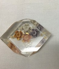 Vintage Reverse Carved Lucite