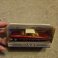 MATCHBOX DINKY 1959 CADILLAC COUPE DE VILLE RED DY-7