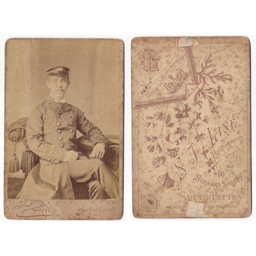 Cabinet card photograph man - card,