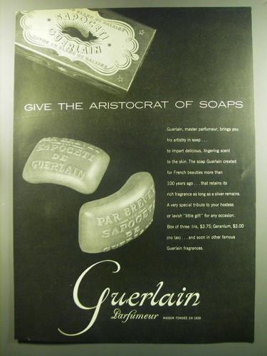 1949 guerlain soap - 1949, give
