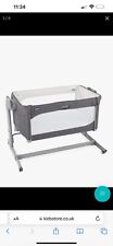 Chicco Next2Me Crib Magic Grey + Box Bedside Cot Co Sleeper Excellent Condition 