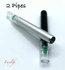 2 X Metal Smoking Pipes Bats