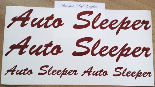 Auto sleeper motorhome decals - motorhome,