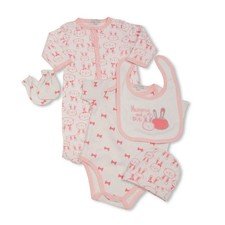 Baby Girls 5 Piece Layette