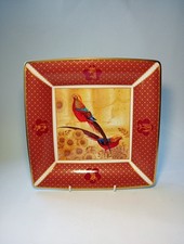 Royal Worcester Kyoto Golden Pheasant Bone China 23cm X 23cm Decorative Dish
