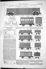 Old 1870 Rolling Stock Line