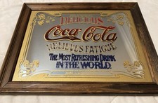 Vintage Large Coca Cola Mirror