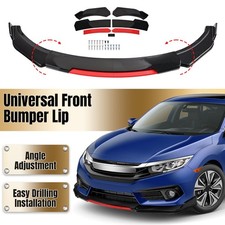 Glossy Front Bumper Lip Body