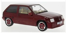 MODEL CAR GROUP OPEL CORSA A CUSTOM DARK RED 1983 LHD 1-18 SCALE 18433
