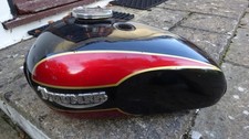 Original OEM Triumph Petrol Tank Harris Bonneville T140 US Spec 1988 Red Black