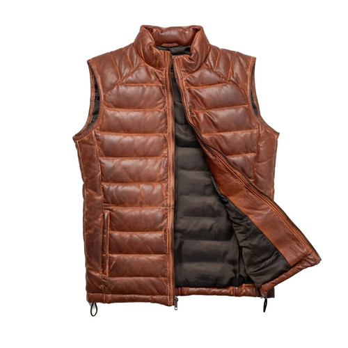 Bridger leather down - down, vest