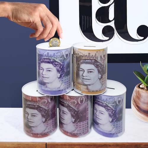 Pound money coin jar - money, £5