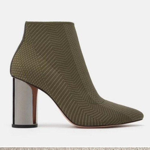 Zara fabric sock bootie - sock,