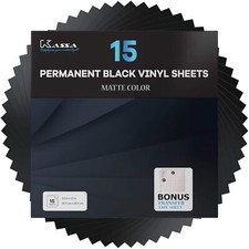 Black Vinyl Sheets Permanent