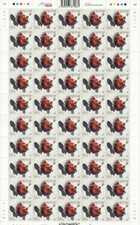 SINGAPORE 2020 GOLDFISH 60 CENTS SHORT TAIL RYUKIN 1ST REPRINT 2020B FULL SHEET