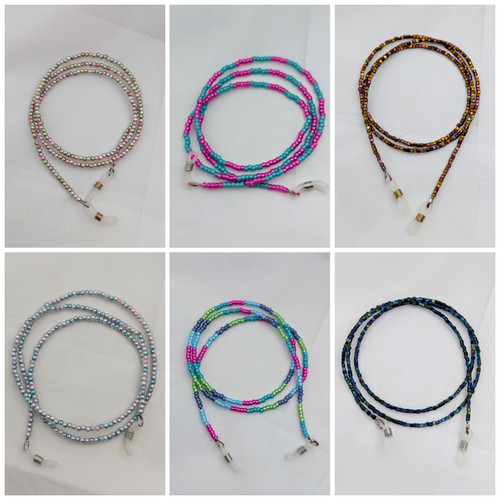 Beaded glasses cord - glasses, 6