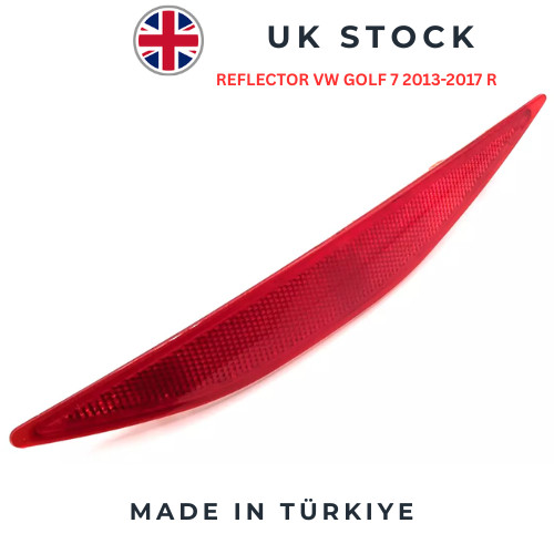 Rear right bumper reflector - bumper,