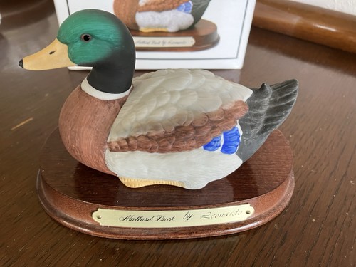 Fine porcelain mallard - mallard, by